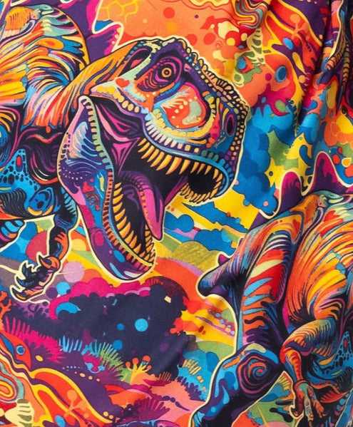 Dinosaur Splatter Art