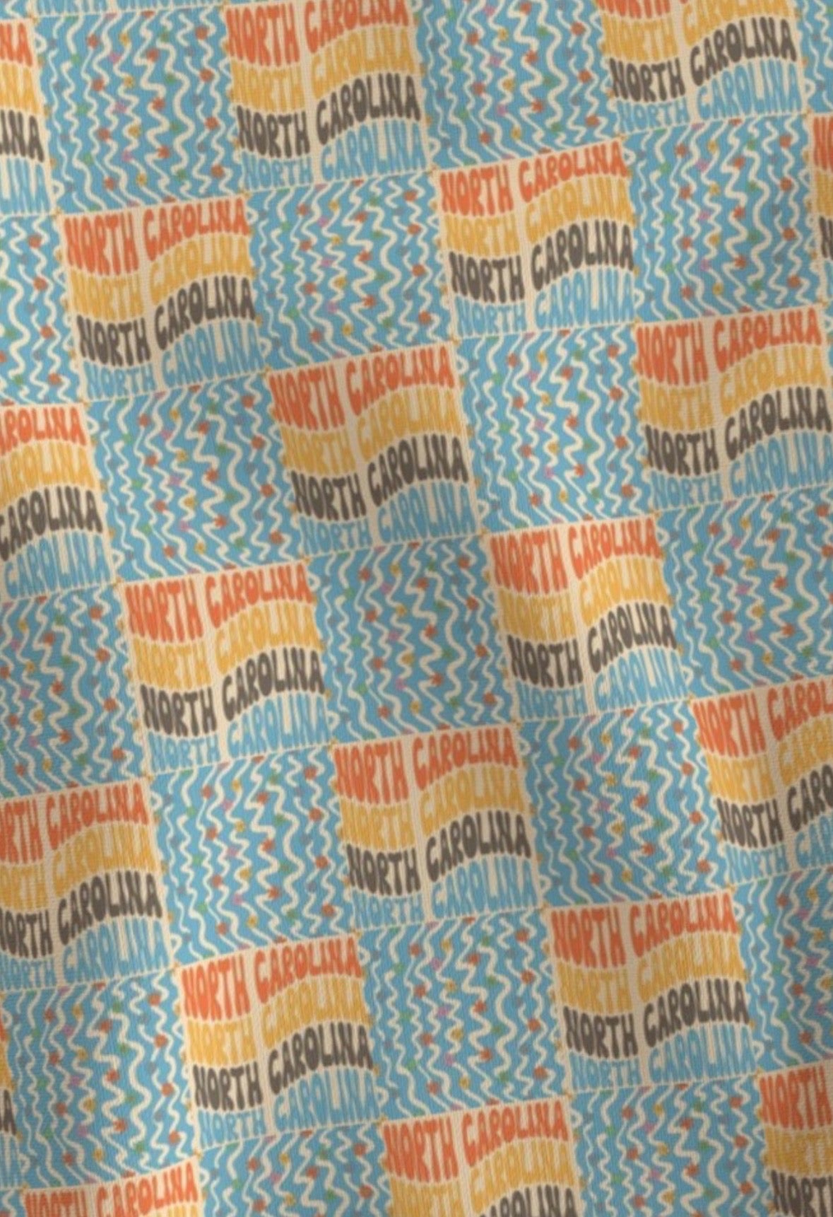 North Carolina Retro Stripes